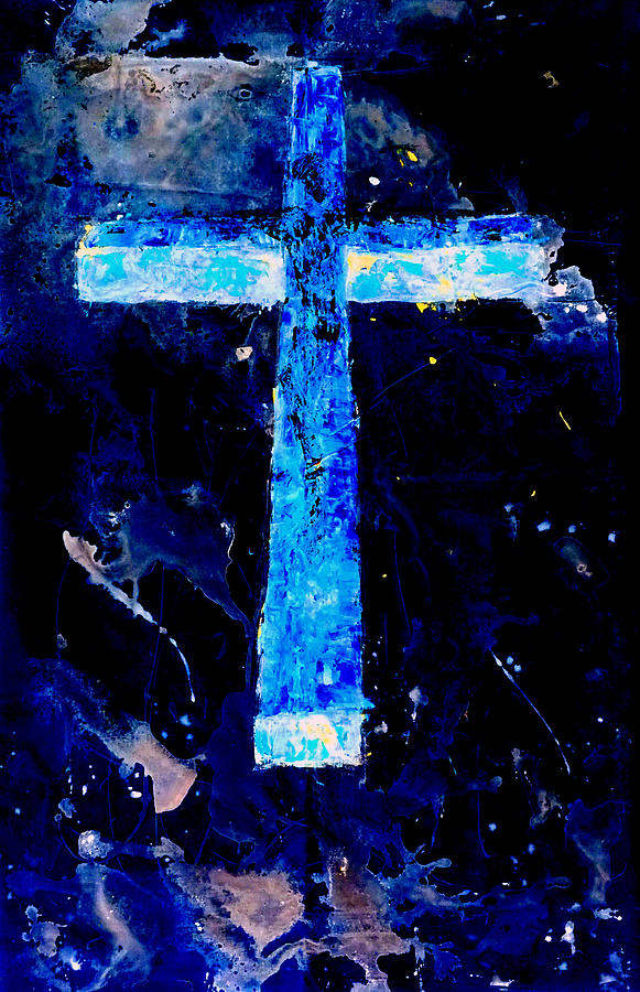 Old Rugged Cross II Painting by Giorgio Tuscani