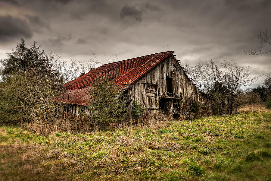 Old Rustic Barn Photograph by Brett Engle
