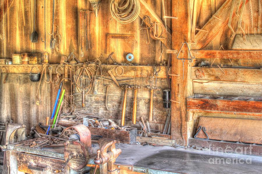 Old Rustic Workshop Photograph by Jimmy Ostgard
