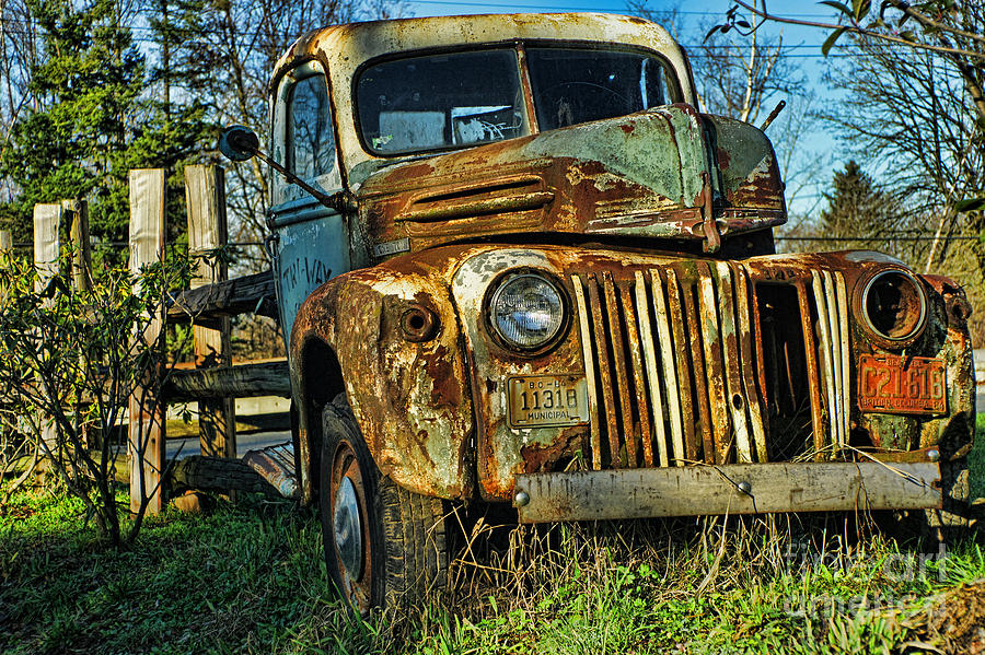 Old Rusty Cab Photograph by Randy Harris - Fine Art America