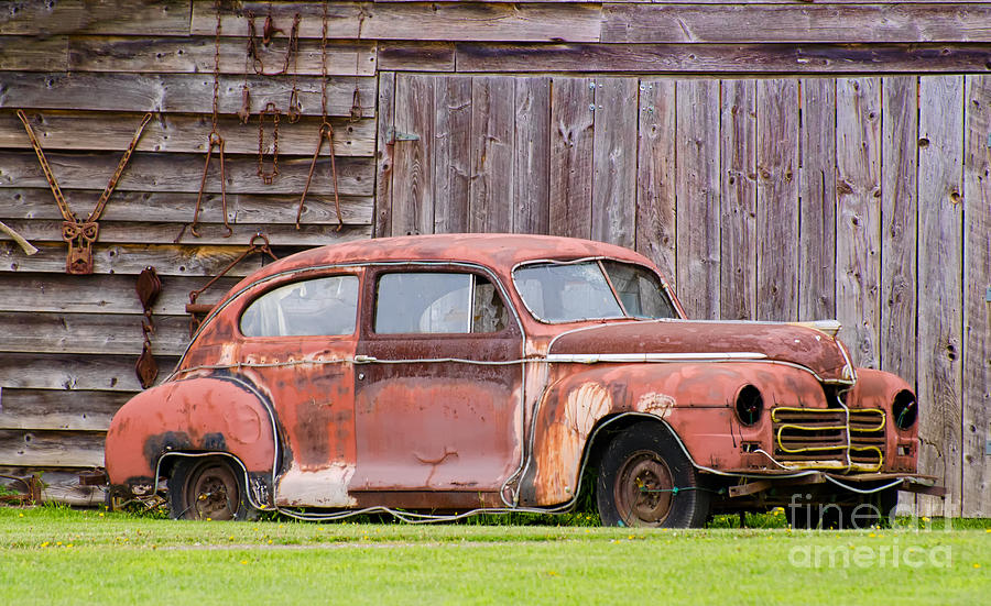 Old rusty car Photograph by Les Palenik