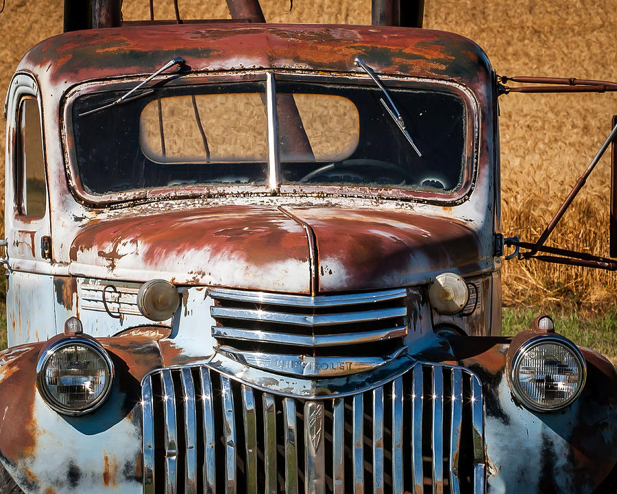 Old Rusty Farm Truck Photograph By William Krumpelman 