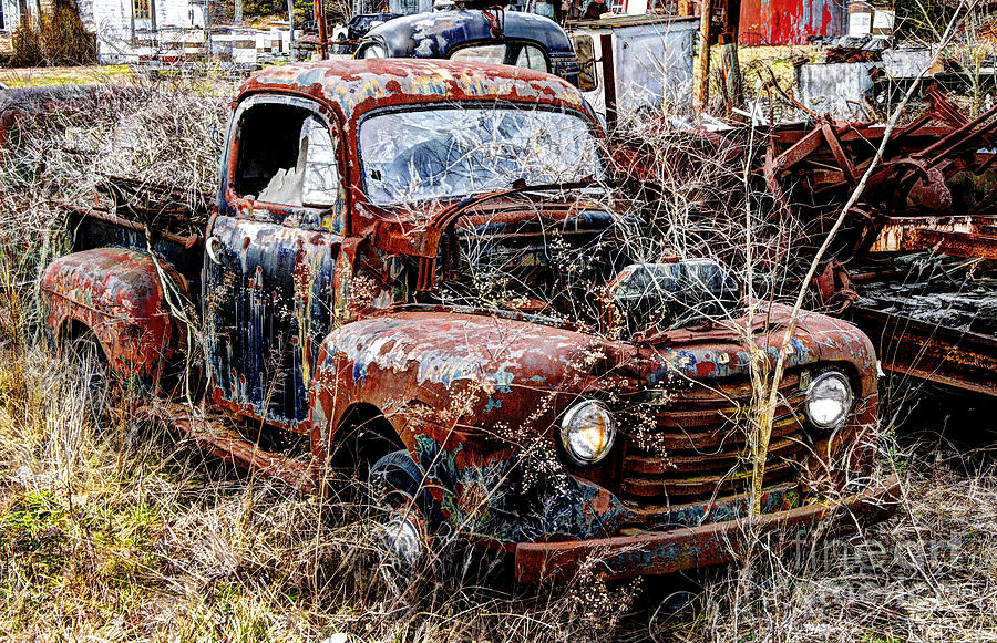 Old Rusty Ford Truck Photograph by Paul Mashburn
