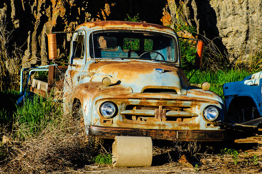 Old Rusty International Flatbed Truck Photograph by Steve G Bisig