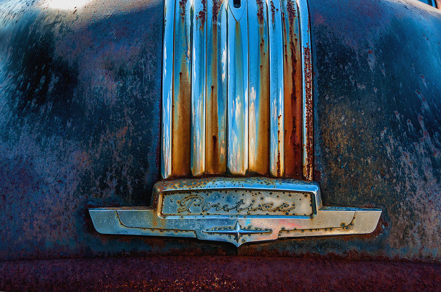 Transportation Photograph - Old Rusty Pontiac by Xavier Cardell
