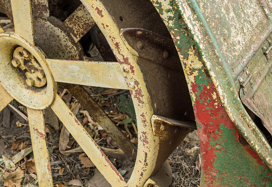 Farm Photograph - Old Rusty Tractor by Photographic Arts And Design Studio