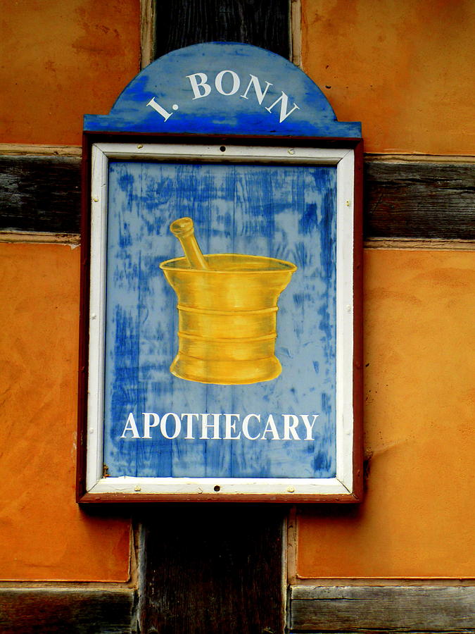 Old Salem Apothecary Photograph by Randall Weidner