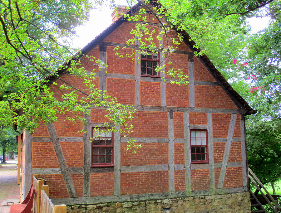 Old Salem House Three North Photograph by Randall Weidner