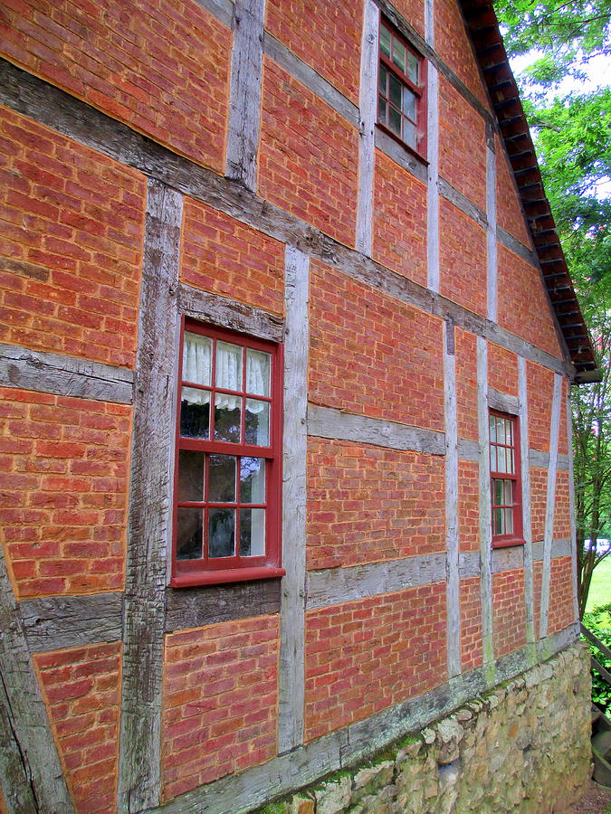 Old Salem House Two North Photograph by Randall Weidner