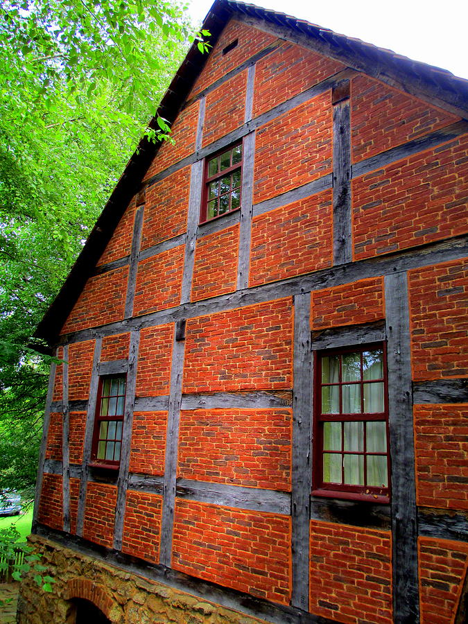 Old Salem House Two South Photograph by Randall Weidner
