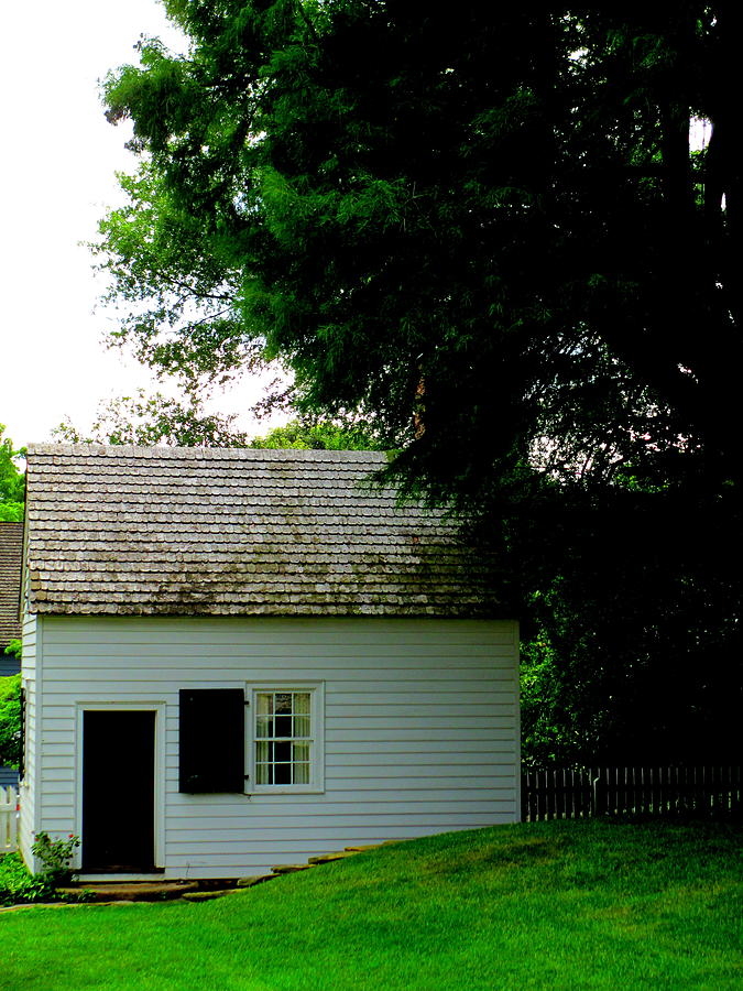 Old Salem Out Building Photograph by Randall Weidner