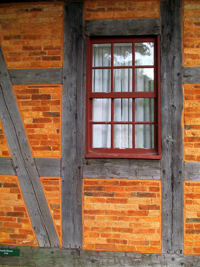 Old Salem Window 26 Photograph by Randall Weidner