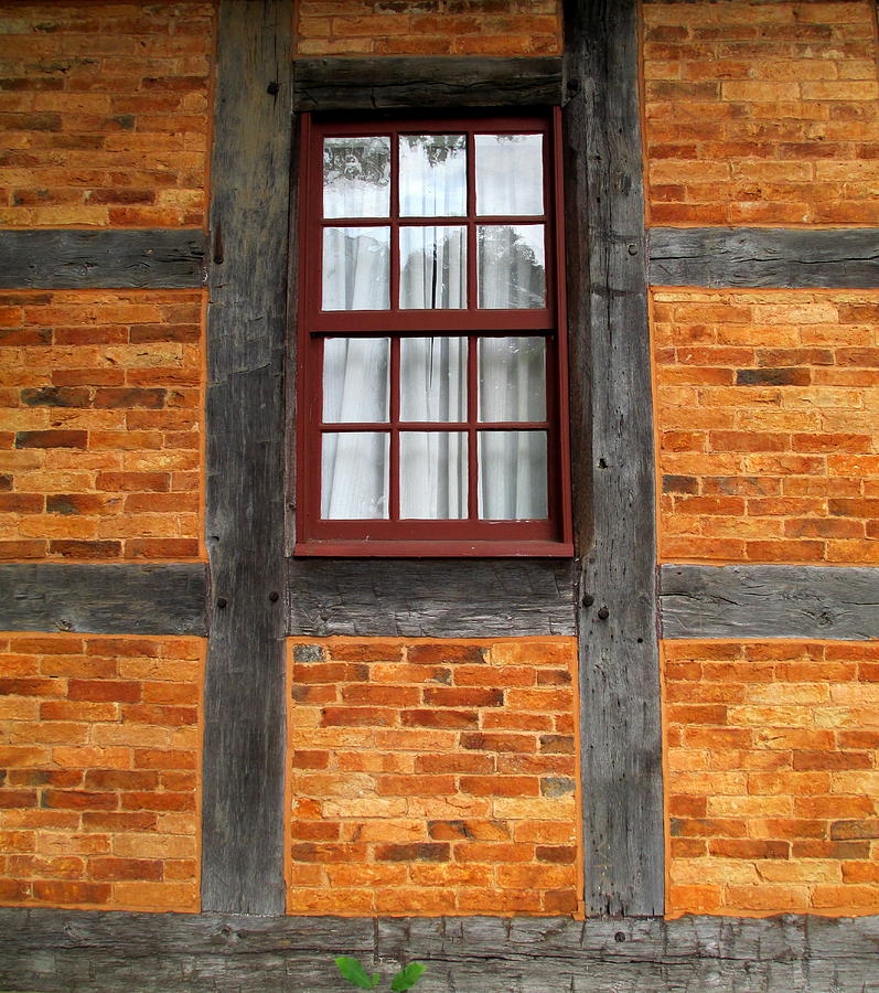 Old Salem Window 27 Photograph by Randall Weidner