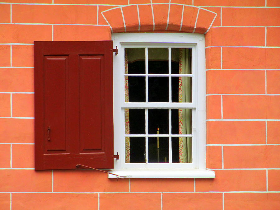 Old Salem Window 34 Photograph by Randall Weidner