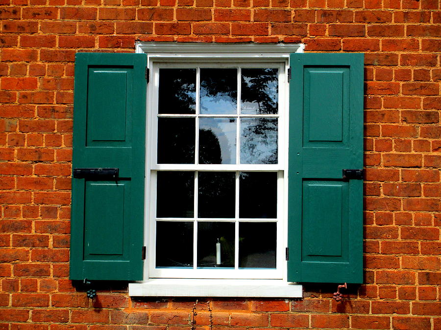 Old Salem Window Five Photograph by Randall Weidner
