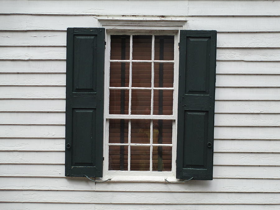 Old Salem Window Seven Photograph by Randall Weidner