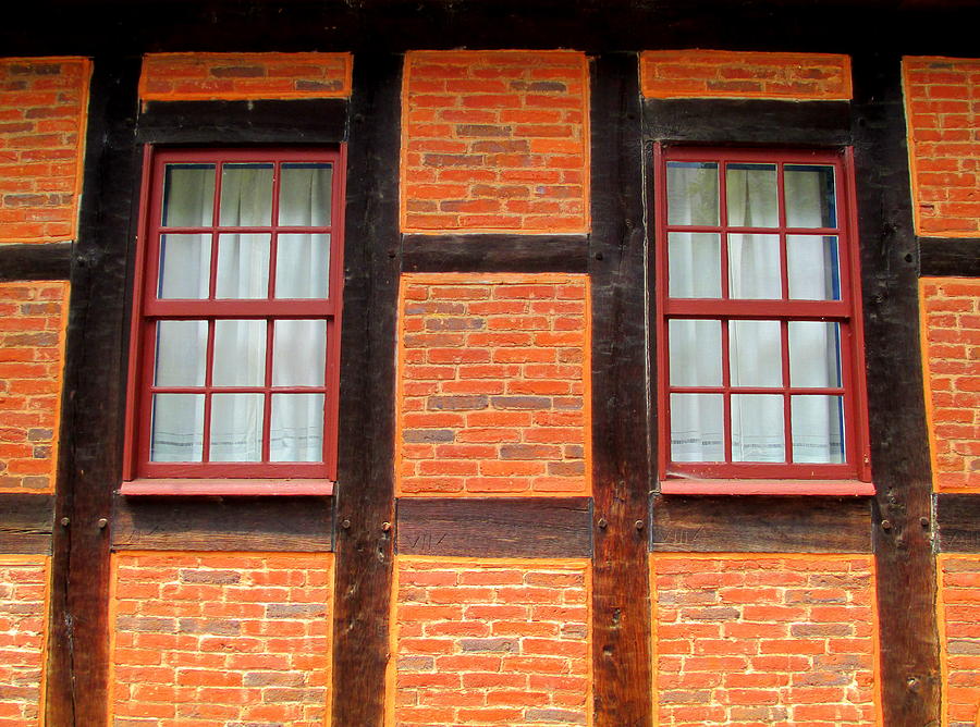 Old Salem Windows 23 Photograph by Randall Weidner