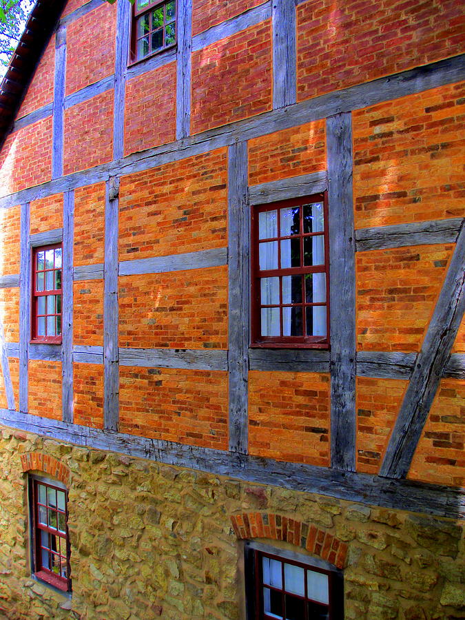 Old Salem Windows 29 Photograph by Randall Weidner