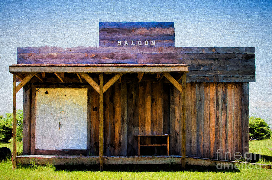 Old Saloon Photograph by Les Palenik