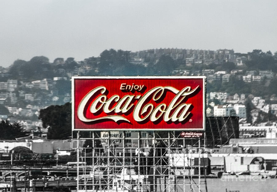 Old San Francisco Coke Sign Photograph by Mitch Shindelbower