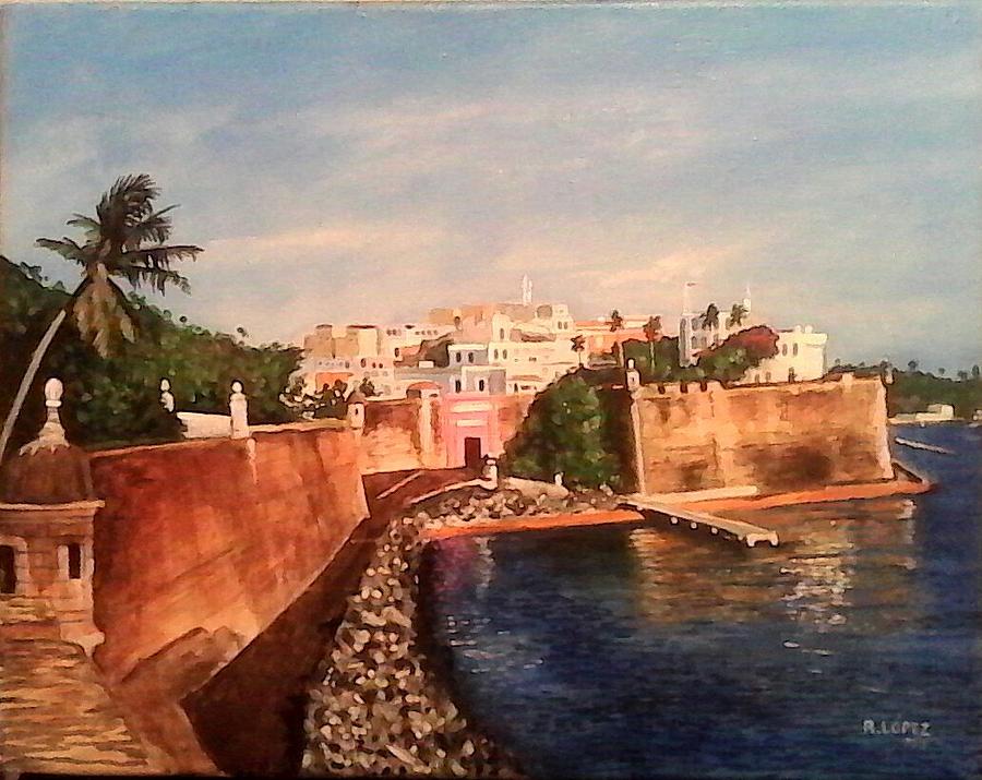 Old San Juan Puerto Rico by Ramon Lopez Collazo