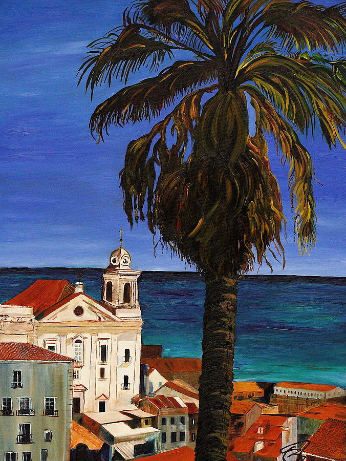 Old San Juan Ruerto Rico  Painting by Gregory Contemporary Art