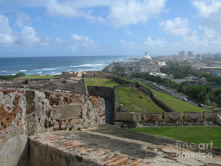 Castle View of San Juan Photograph by Steve Rassner