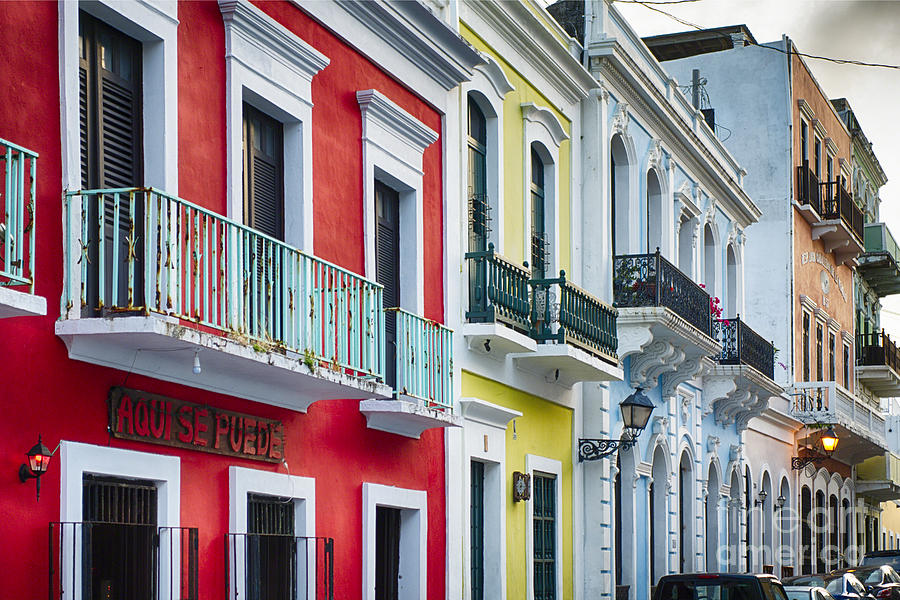 Architecture Photograph - Old San Juan Street Charm II by George Oze