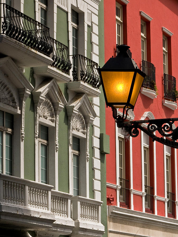 Old San Juan Streetlight Photograph by Guillermo Rodriguez