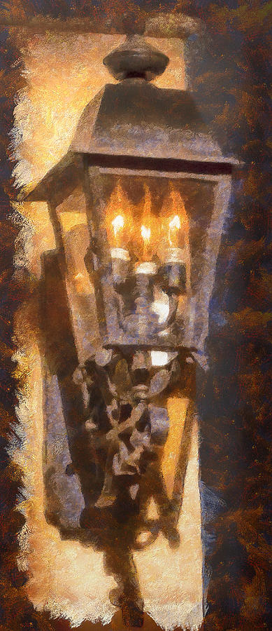 Old Santa Fe Lamp by Michael Flood Old Santa Fe Lamp by Michael Flood