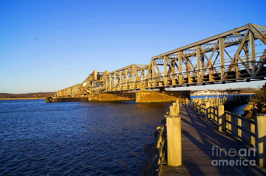 Old Saybrook Train Bridge 1 Photograph by Joe Geraci | Fine Art America