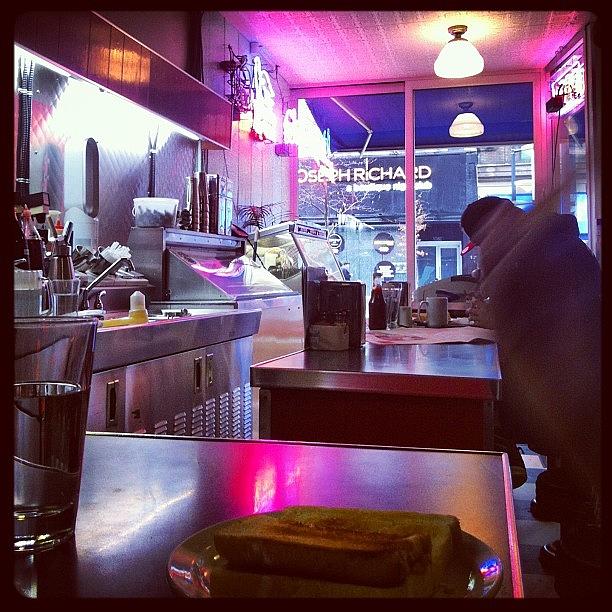 Vancouver Photograph - Old School American-style Diner by Megan Hawkes