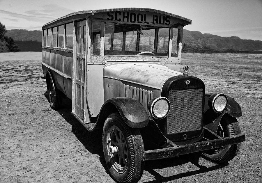 Old School Bus 2 Photograph by Betty Depee