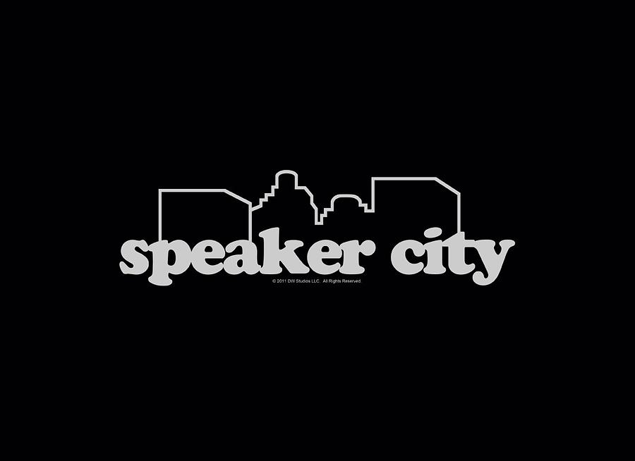 Logo Digital Art - Old School - Speaker City Logo by Brand A