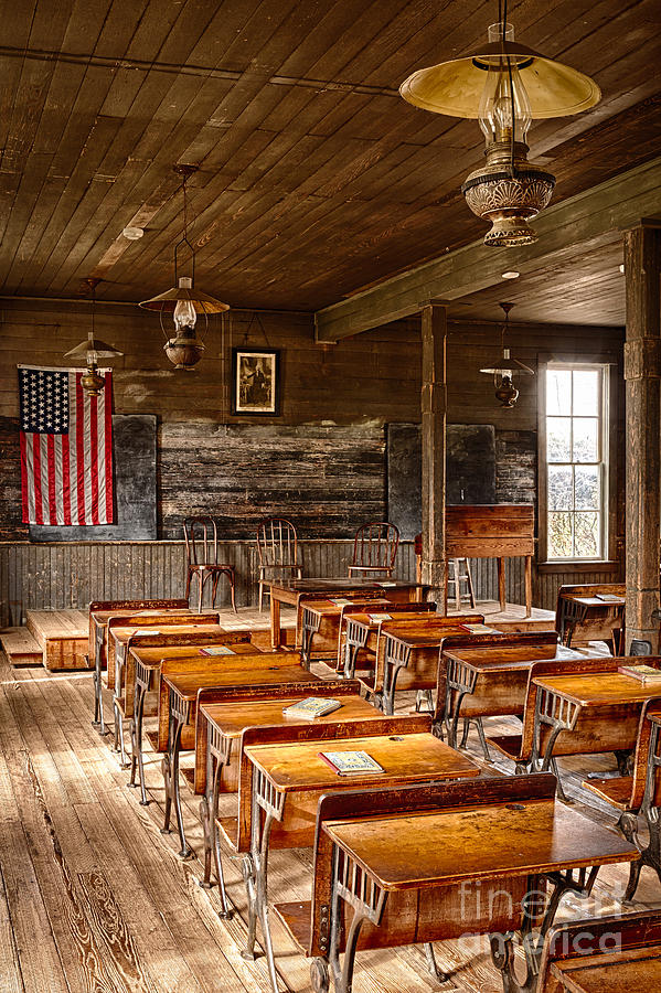 Old Schoolroom Photograph by Inge Johnsson