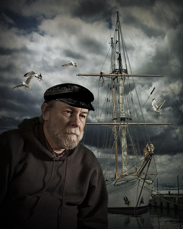 Old Sea Captain Photograph by Randall Nyhof