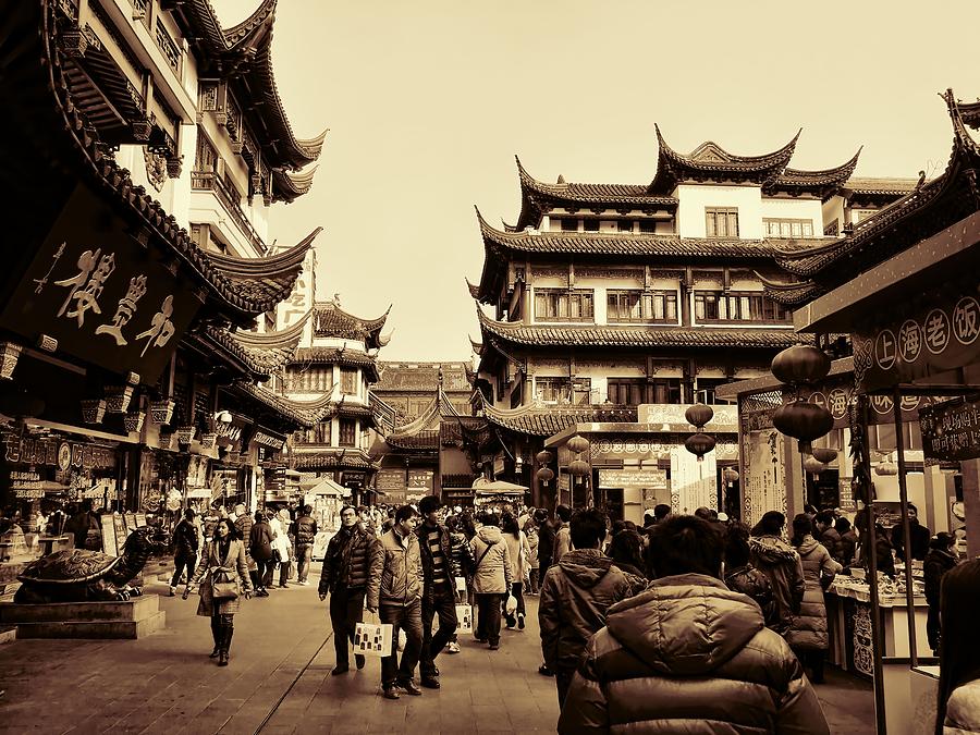 Old Shanghai Photograph by Robert Knight