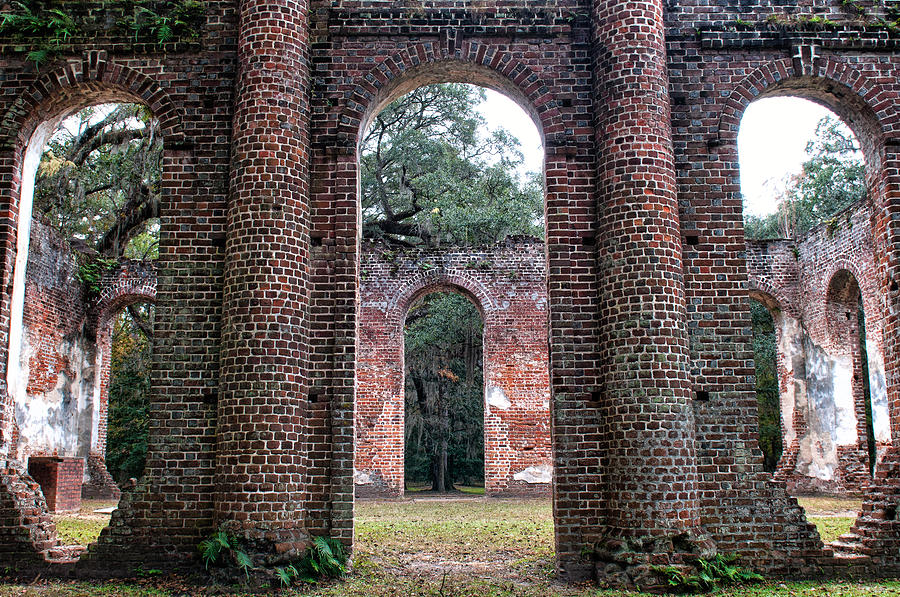 Old Sheldon Ruins Archway Photograph