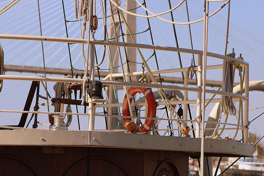 Boat Photograph - Old Ship Preserver by Pete Dionne