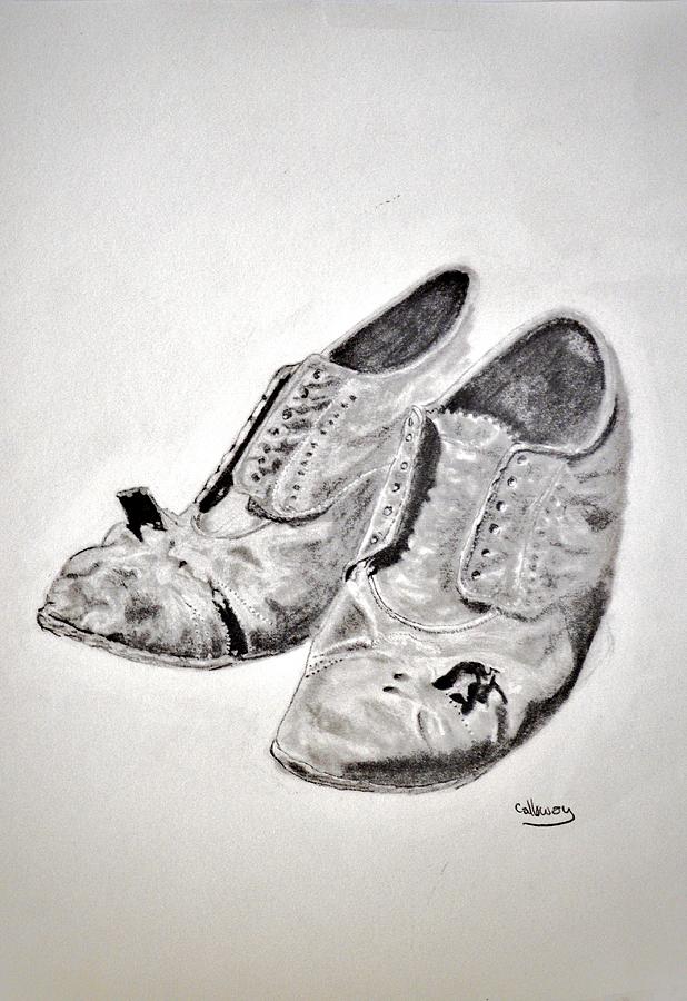 Old Shoes Drawing by Glenn Calloway