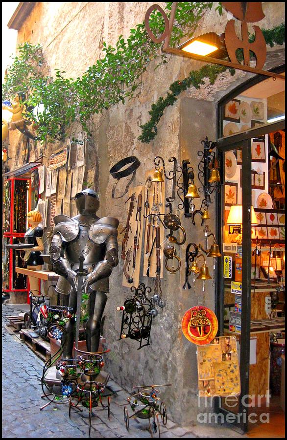 Knight Photograph - Old Shop in Greece by John Malone
