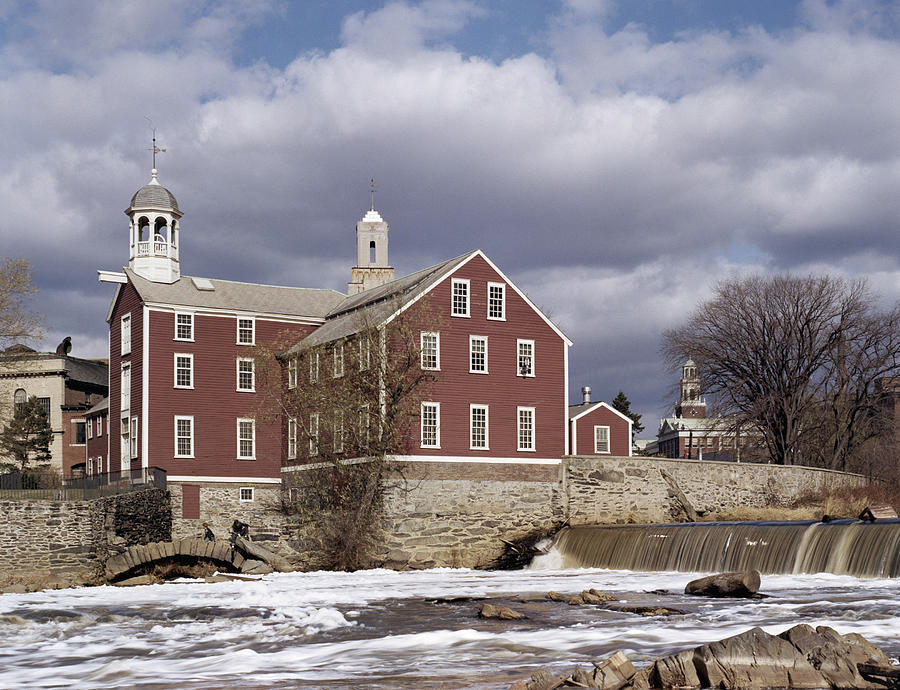 Old Slater Mill Photograph by Granger