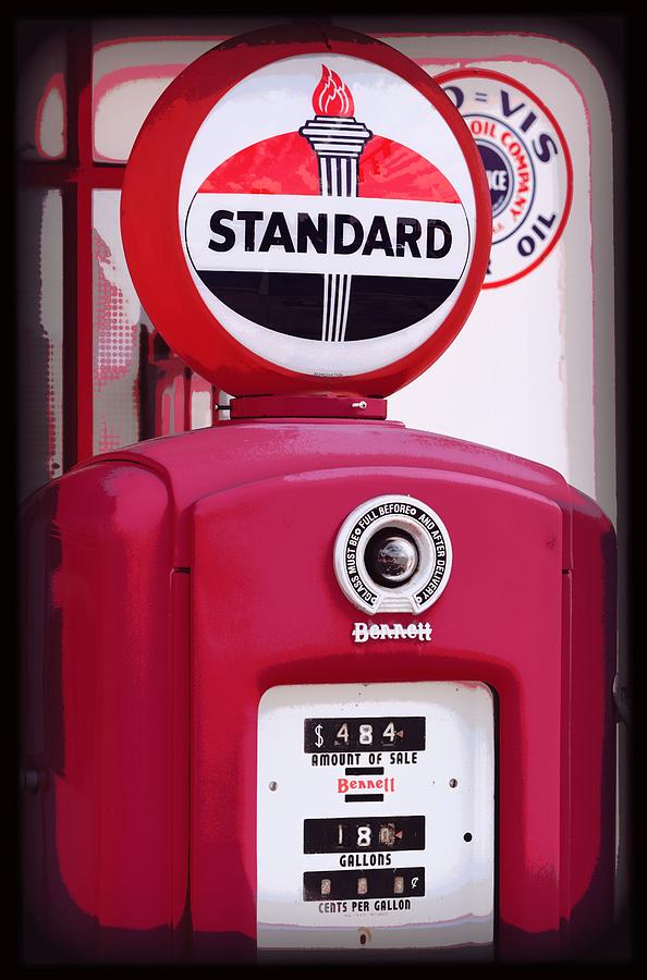 Old Standard Oil Gas Pump Photograph by Sheri McLeroy