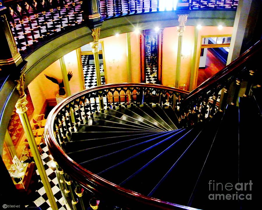 Old State Capitol Stairs Baton Rouge LA Photograph by Lizi Beard-Ward