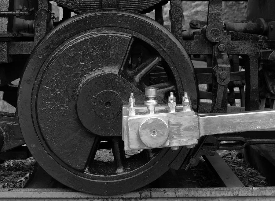 Old Steam Engine Drive Train Photograph by Gary Slawsky