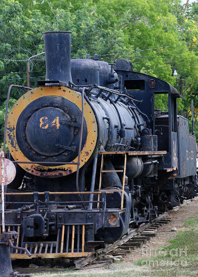 old steam train in Costa Rica Photograph by Rudi Prott
