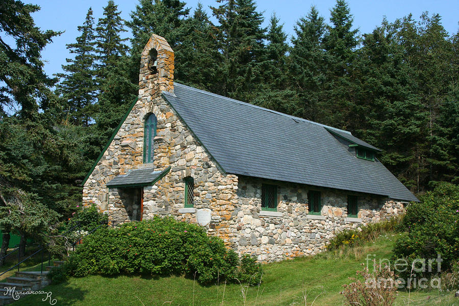 Old Stone Chapel Photograph by Mariarosa Rockefeller