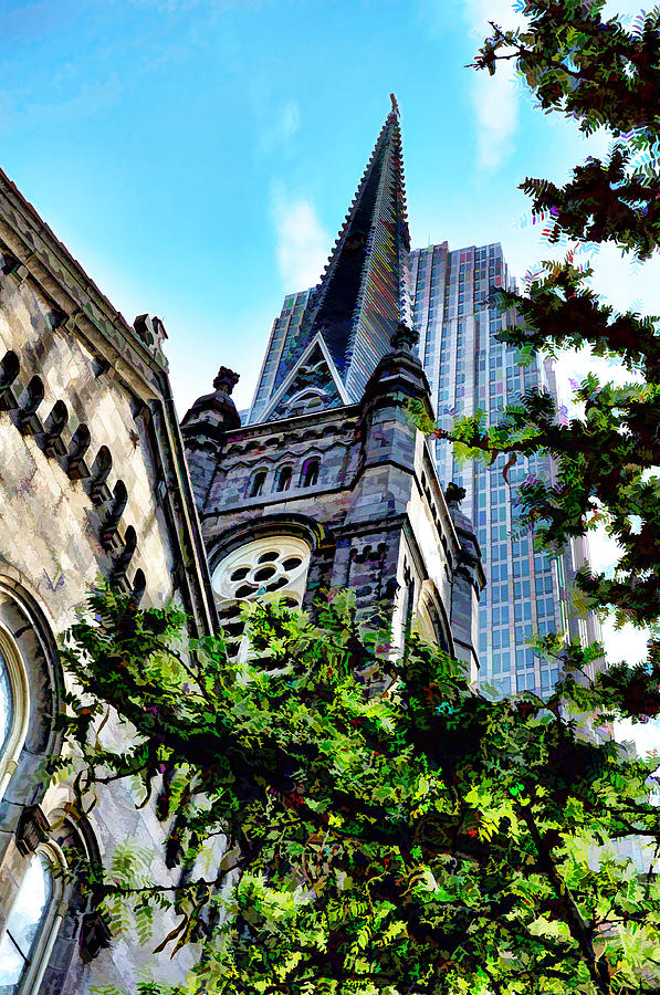 Cleveland Photograph - Old Stone Church - Cleveland Ohio - 1 by Mark Madere