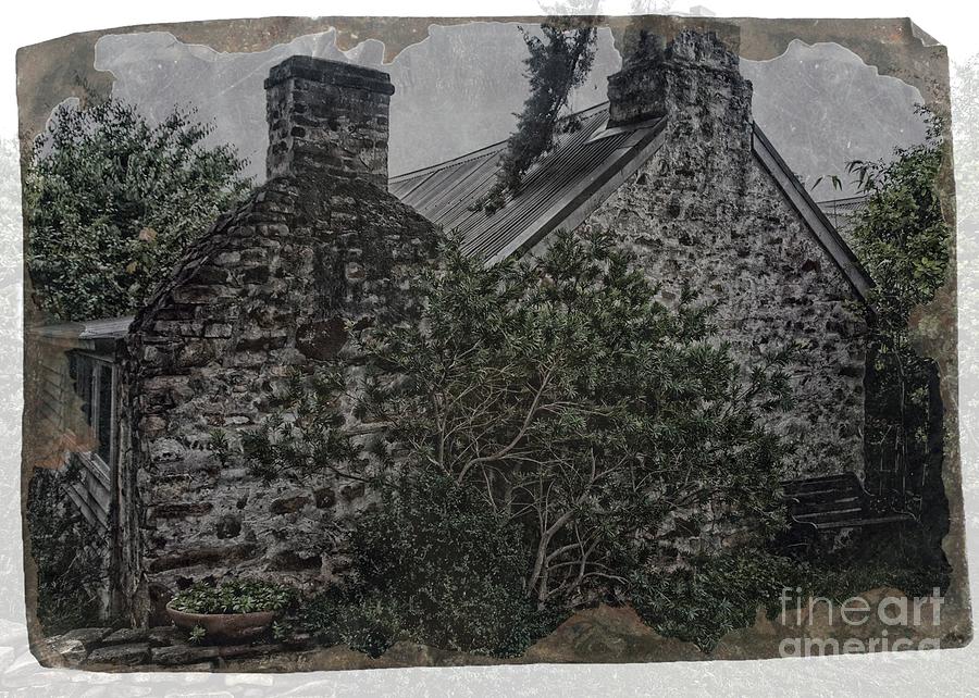 Old stone cottage Digital Art by Fran Woods
