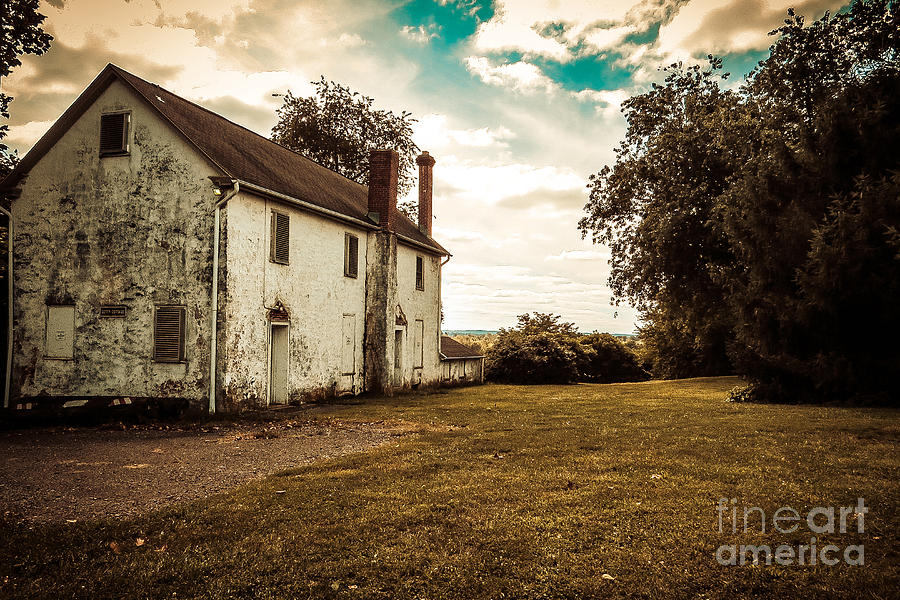 Vintage Photograph - Old Stone House by Dawn Gari